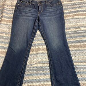 Maurices Dark Blue Flare Jeans